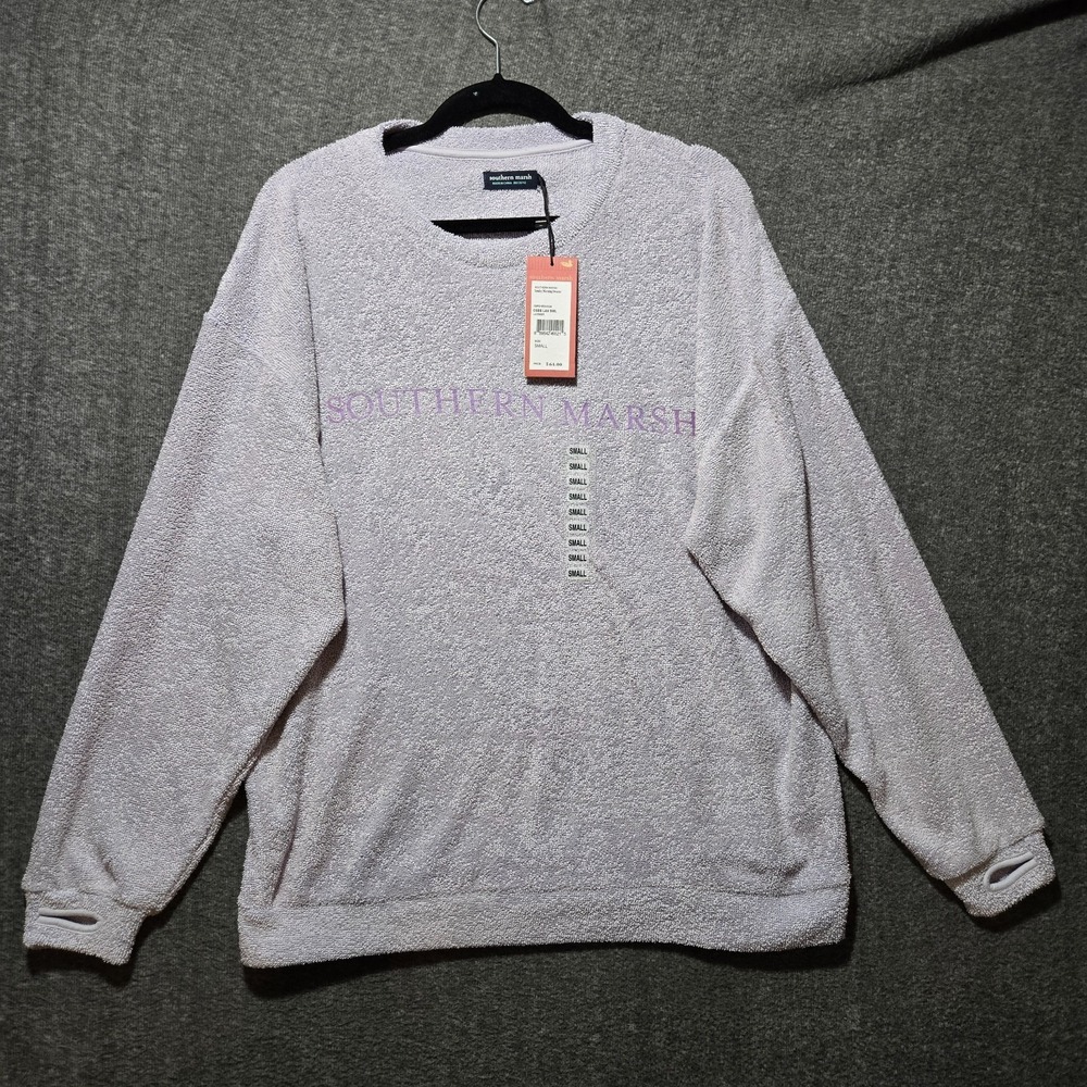 Southern Marsh Sunday Morning Sweater Lavender Size Small NWT $64.00